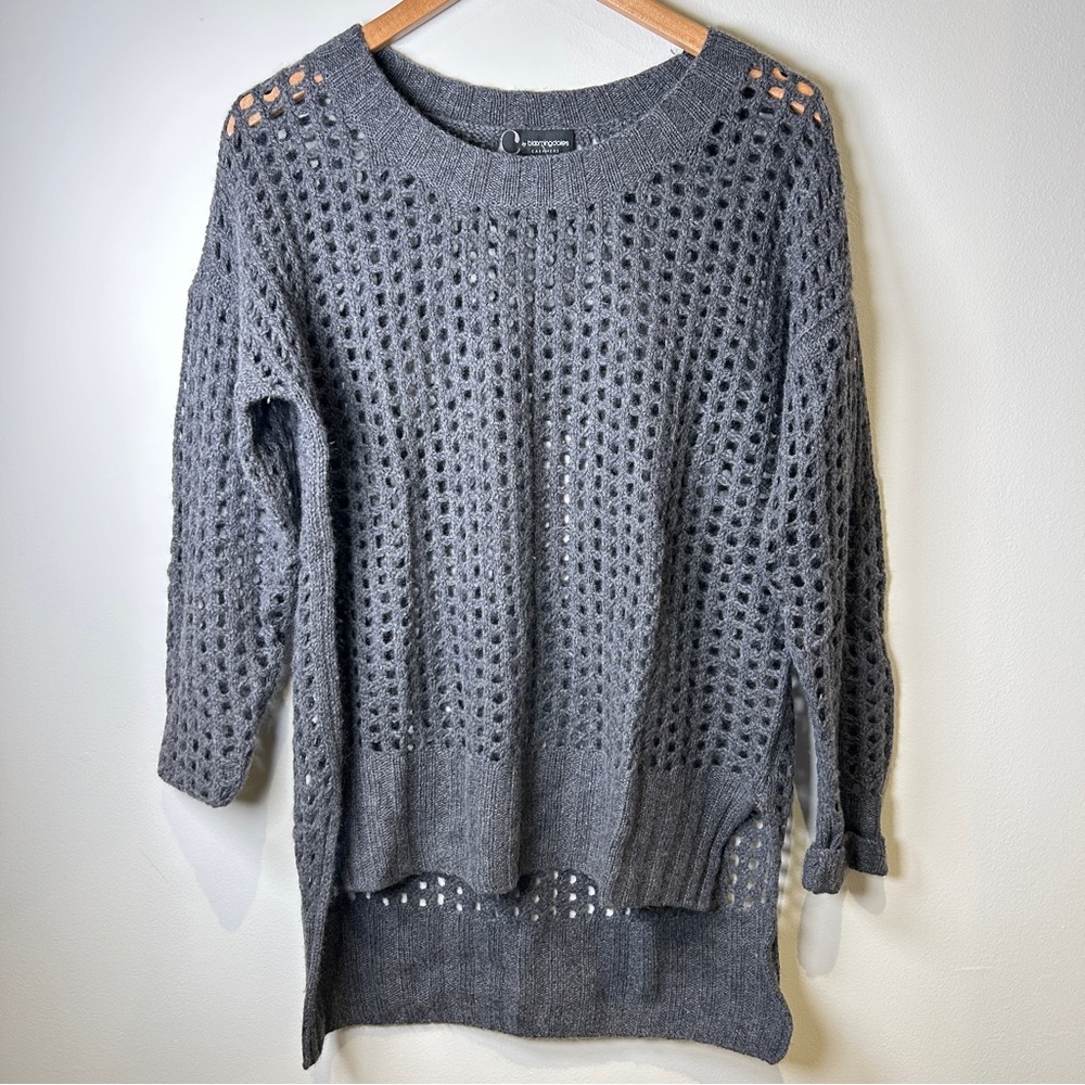 Y2K Bloomingdales Cashmere Gray Knit Women's Sweater